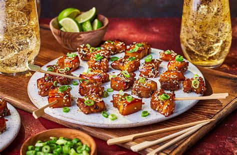 Glazed Pork Belly Bites Tesco Real Food