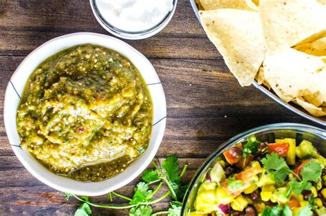 Roasted Tomatillo Salsa Verde The Flavor Bender