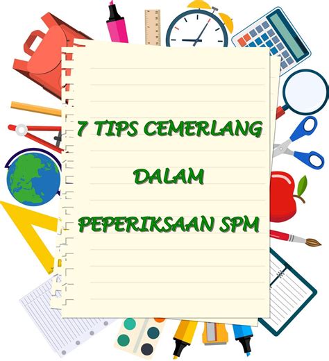 Wahida Mustapa 7 Tips Cemerlang Dalam Peperiksaan Spm