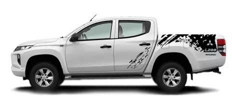 Adhesivos Fango Barro Mitsubishi L200 Stikers Tipo Raptor Cuotas Sin