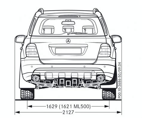 Mercedes Benz M Klasse W 164 Abmessungen Technische Daten Länge