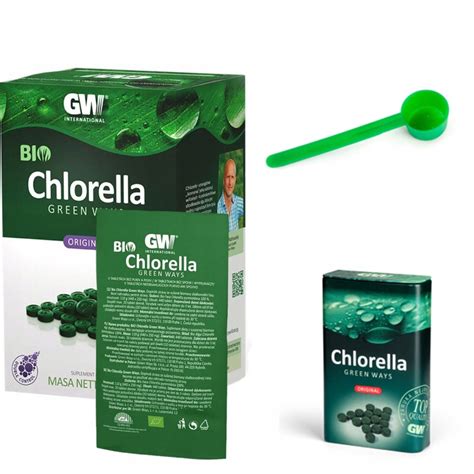 BIO CHLORELLA Green Ways drażetki 1320 szt 330g Detoksykacja