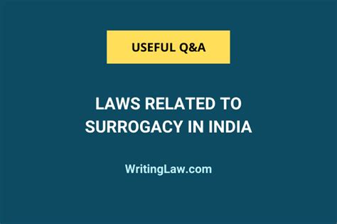 What Are The Laws Related To Surrogacy In India