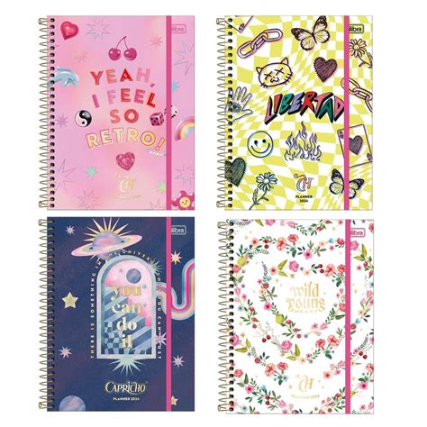 Agenda Planner Capricho 2024 Tilibra Shopee Brasil