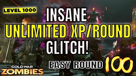 INSANE UNLIMITED XP ROUND GLITCH Level Up Fast Cold War Zombies