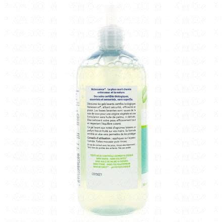 NATESSANCE Gel Lavant mains fraîcheur aloe vera Bio flacon 500ml