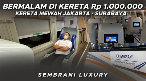 Dari Kereta Rakyat Ke Kereta Mewah Ala Sultan‼️naik Kereta Api Sembrani Luxury Jakarta