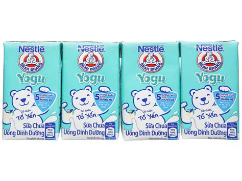 4 hộp sữa chua yến Nestlé 115ml giá tốt tại Bách hoá XANH