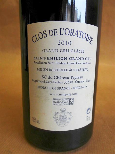 L Ml Clos De Loratoire Grand Cru Saint Emilion Neipperg