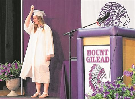 Mount Gilead hybrid filming graduation - Morrow County Sentinel