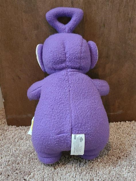 Teletubbies Tinky Winky 1998 plush w/ Blush Cheeks 13" Playskool Hasbro ...