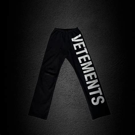 VETEMENTS BIG LOGO SWEATPANTS TAGGED XS BUT CAN Depop