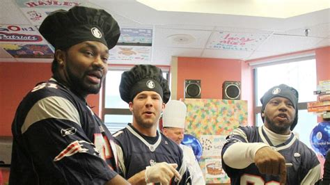 Mayo Edelman And Faulk Trade Footballs For Pancakes At Childrens Hospital