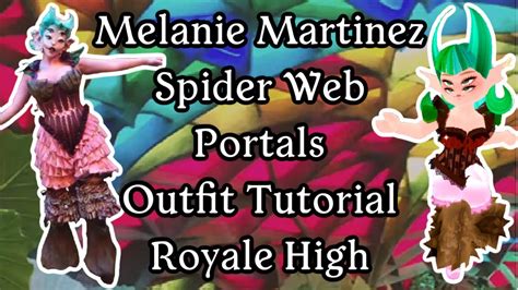 How To Make Melanie Martinez Portals Spider Web Outfit In Royale High