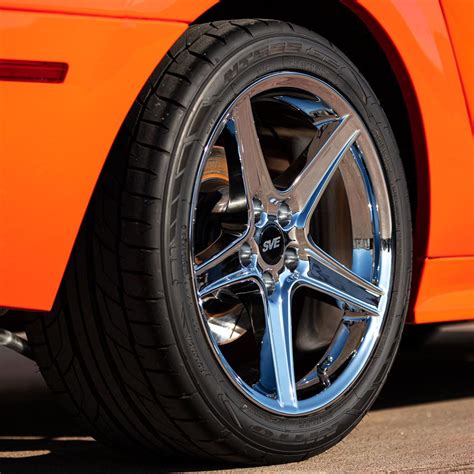 Sve Mustang Saleen Style Wheel Nitto Tire Kit X Chrome