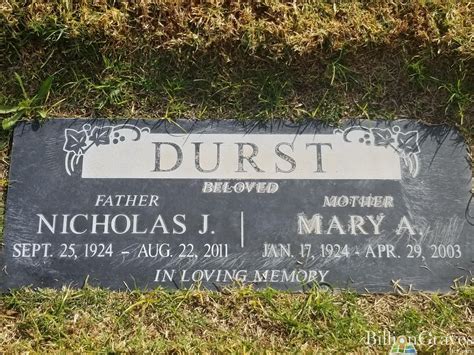 Nicholas J Durst 1924 2011 Mémorial Find a Grave