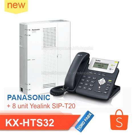 Jual Paket Pabx IP KX HTS32 SIP Phone 8 Unit Shopee Indonesia