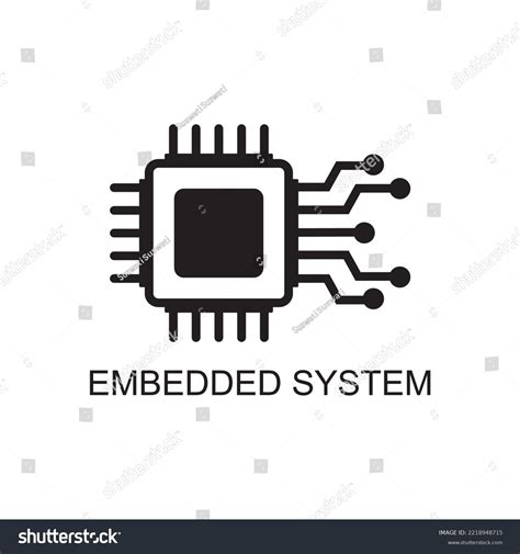 Embedded System Icon Technology Icon Stock Vector Royalty Free