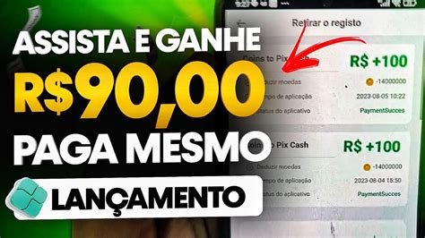 APP para GANHAR DINHEIRO ASSISTINDO VIDEOS Saque Rápido Novo App