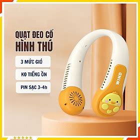 Mua Quạt Đeo Cổ HT SYS Quạt Đeo Cổ Mini Hình Thú Không Cánh Quạt