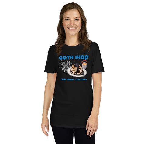 Goth IHOP Shirt Mall Goth Clothing Goth Clothes Goth Tshirt Funny Goth Breakfast Trad Goth ...