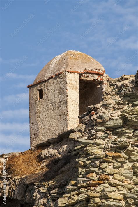 Corsica Dettagli Della Torre Di Santa Maria Della