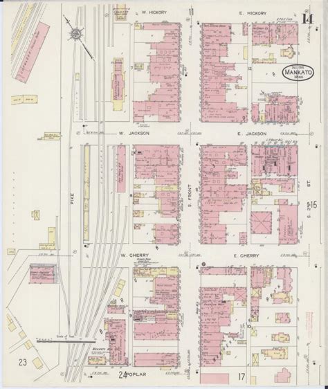 Image 14 Of Sanborn Fire Insurance Map From Mankato Blue Earth And