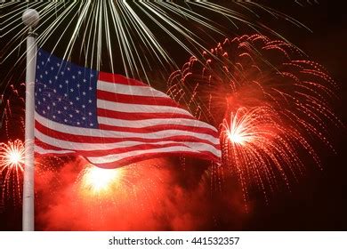 Fireworks Background Independence Day Stock Photo 441532357 | Shutterstock