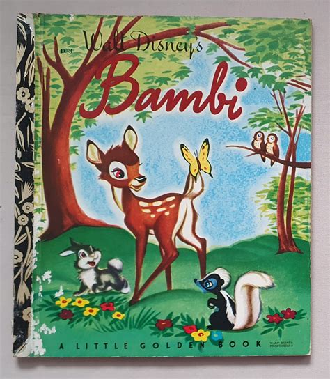 Walt Disney S Bambi Adapted By Bob Grant From The Motion Picture By