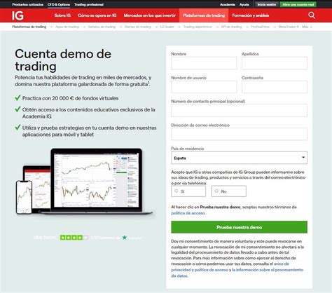 Cuenta Demo Ig Markets Como Abrir Una E Info Tiles