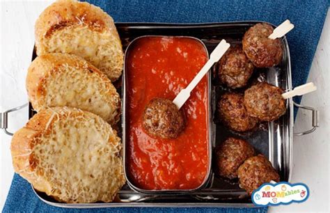 Meatball Skewers for School Lunch | MOMables