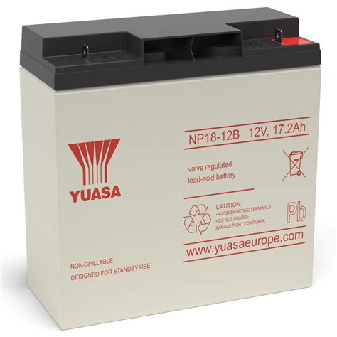 Yuasa Np18 12b Vrla Sealed Lead Acid Battery 1 Pack Uk