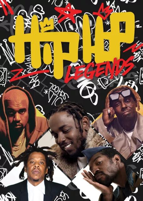 Hip Hop Legends 2024 A3 Wall Calendar By Rebel Music Rap Superstars £