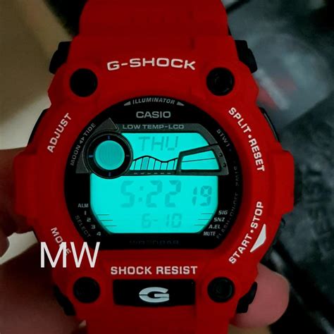 Original Casio G Shock Red Mat Moto Merah Mens Watch Jam G7900 G 7900