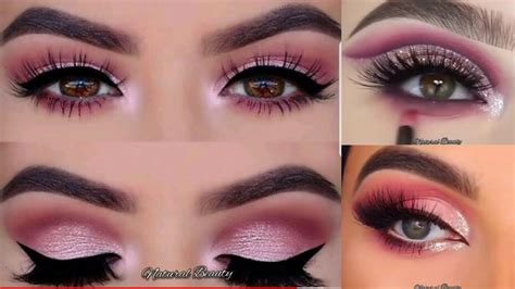 مكياج عيون زهري للمناسبات مع الخطوات Pink Makeup Youtube