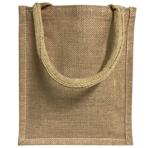 Jute Burlap Tote Bags Bulk - 11 Inch Reusable Eco Friendly Party Favor ...