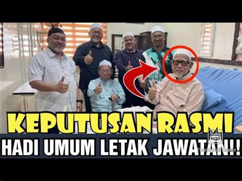 Rasmihadi Awang Umum Letak Jawatan Youtube