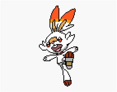 Scorbunny Pixel Art