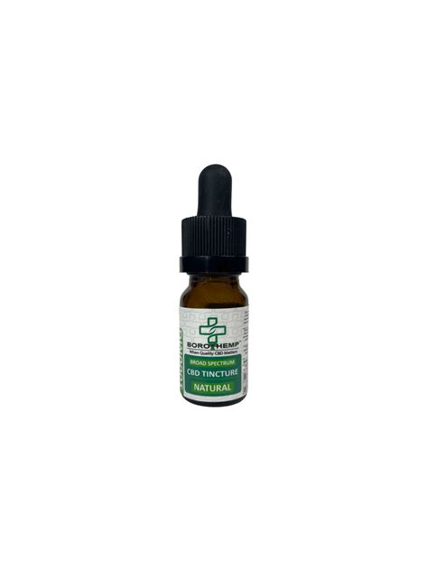 Broad Spectrum Cbd Tinctures 10ml Boro Hemp Co Medic