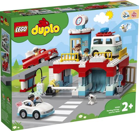 LEGO DUPLO Vehicles 10948 Parkeringshus Og Bilvask Lomax