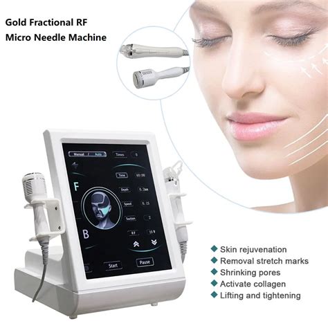 Gold Rf Microneedling Beauty Machine For Skin Rejuvenation Wrinkle