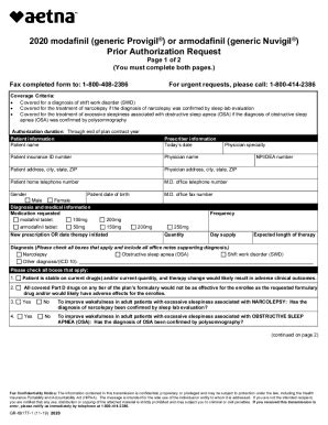 Fillable Online Prior Authorization Request Aetna Fax Email Print