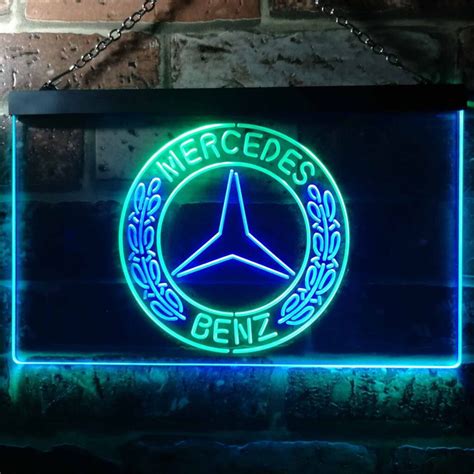 Mercedes Benz Old Logo Led Neon Sign Neon Sign Led Sign Shop