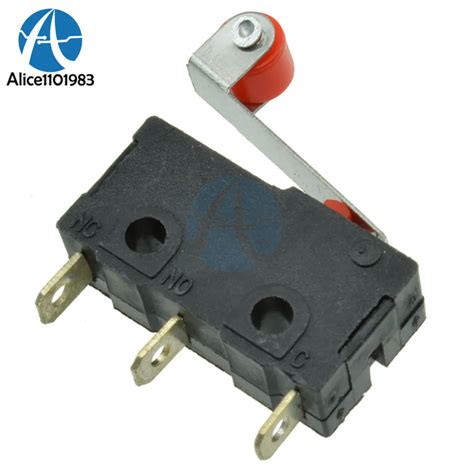 Pcs Open Close Limit Switch Kw Micro Roller Lever Arm Normally M