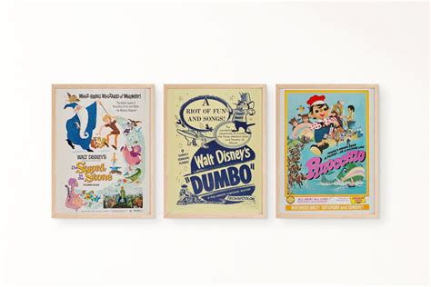 Printable Vintage Disney Poster Disneyland Party Decoration - Etsy