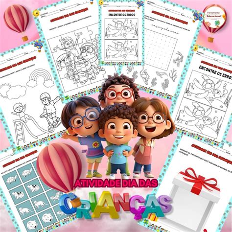 Atividades Dia das Crianças Educação Infantil - Ferramenta Educacional