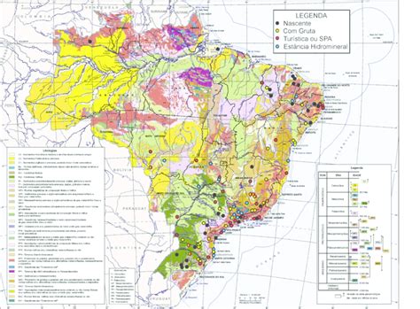 Recursos Naturais No Brasil - Mapa De Recursos Naturais