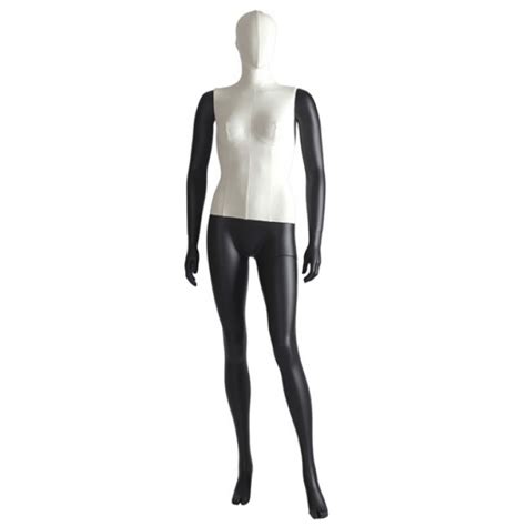 Maniqu Senora Tela Torso Negro Miembros