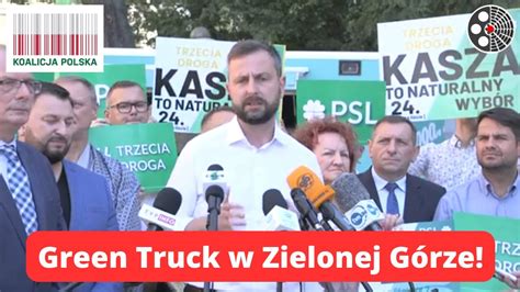 Władysław Kosiniak Kamysz Przystanek Green Trucka w Zielonej Górze