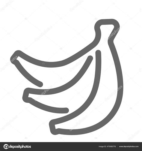 Banana Fruit Food Icon Stock Vector By ©iconfinder 470060776